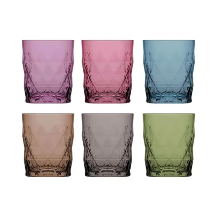 Set Vasos Lav Coral Keops 6 Piezas 345ml
