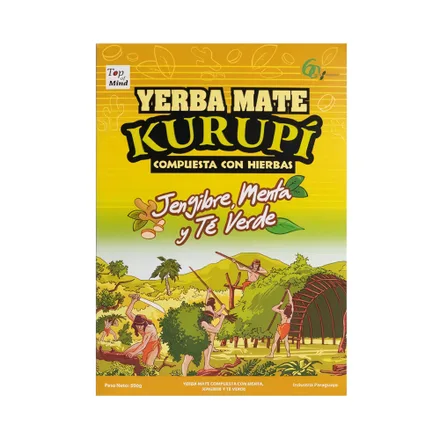 Yerba Kurupi Jengibre Menta Te 500 Gr