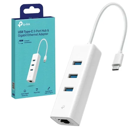 Adaptador 1 RJ45 Plus 3 Port