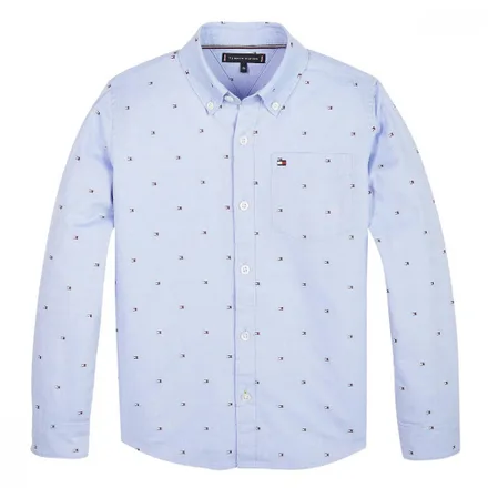 Camisa Tommy Hilfiger Infantil Masculino CI6 000 04 Regatta